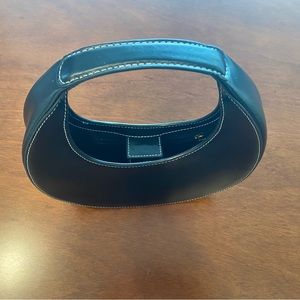 STAUD Black Mini Moon Bag